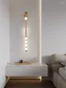 Lâmpadas de parede moderna sala de estar arte decoração lâmpada preta mesa de cabeceira corredor tv fundo sofá espelho aparelho de iluminação