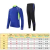 Combinaisons d'entraînement pour hommes, sweat-shirt imprimé à rayures, ensemble de sport, veste de course à séchage rapide, vêtements de sport, survêtement de musculation, 240124