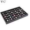 Black Velvet Jewelry Trays Series Necklace Display Holder Ring Earring Tray Showcase Pendant Watch Display Tray Jewelry Boxes 240124