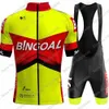 Bingoal WB Team Cycling Jersey مجموعة قصيرة الأكمام الرجال بلجيكا ملابس الطريق قمصان الدراجة بدلة دراجة سراويل مريلة MTB ROPA 240202