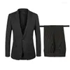 Erkekler Suits Thorndike Black Strip Suit İnce Fit 2 Parça Uzun Blazer Pantolon Setleri Zarif Düğün Partisi Smokin Erkekler için Kostüm Homme