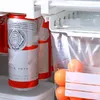 Armazenamento de cozinha 2pcs pode dispensador de cerveja refrigerante rack geladeira organizador suporte de garrafa de bebidas para geladeira