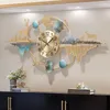 Wall Clocks Decoration Modern Living Room Design Led Clock Home Decor Ornaments For Large 3d Decorated Decororation
