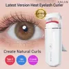 ANLAN Verwarmde Wimperkruller Oplaadbare Wimpers Clip Langdurige Wimperskrul Elektrische Wimperkruller Apparaat Make-up Gereedschap 240119