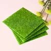 Decorative Flowers 2pcs Artificial Moss Simulation Green Plants Miniature Grass Ornament For Party Patio Lawn Landscape House DIY Crafts