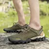 Mannen sneakers ademende casual zomer mesh non slip outdoor wandelheren klimmende wandelschoenen zapatos hombre s