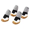 Chaussures de vêtements pour chiens avec protection élégante réfléchissante en silicone antidérapante pour petits chiens accessoires pour animaux de compagnie porter