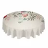 Toalha de mesa dos namorados rosa amor casal flor plantas à prova dwaterproof água toalha de mesa decoração casamento casa cozinha sala de jantar redonda