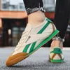 Diseñador retro para hombre amarillo deportes zapatos de lona transpirable hombres zapatillas de deporte para caminatas