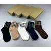 Designer Luxus Burberry Socken Mode Herren und Damen Casual Baumwolle atmungsaktiv 5 Paar Socken mit Box 02107