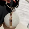 Avondtassen Luxe Shining Drill Ronde Bal Mini Handtassen Voor Vrouwen Prom Party Socialite Koppelingen Kleine Tas Keten Schoudertas