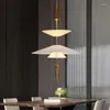 Lampade a sospensione Personalità moderna Lampada a sospensione a LED Disco volante Decorazioni per la casa Tavolo da pranzo di design Danimarca Bar Soggiorno Luci UFO