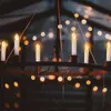 Bougies de Noël LED avec flammes vacillantes minuterie année à distance décoration de la maison bougie à piles anniversaire fausses bougies 240129