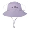 Cappelli 2024 Estate Del Bambino Cappello Da Sole Per Bambini All'aperto Collo Copertura Dell'orecchio Protezione Anti UV Berretti Da Spiaggia Della Ragazza del Ragazzo di Nuoto Per 0-3 anni