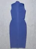 BEAUKEY Sexy Blue Winter Dress Bandage Women Green Vintage Maxi Party Dresses Celebrity Bodycon Knitted Vestido XL 240202