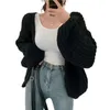Chemisiers pour femmes femmes automne hiver pull tricoté manteau chauve-souris à manches longues chaud Cardigan coupe ample femme Streetwear