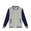 Modello personalizzato primavera e autunno giacca da baseball pilota da uomo coppia giacca da baseball college campus pianura casual Hanbok rosa top 240130