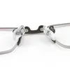 サングラスフレームTgcyeyoファッション光学スペクタクルフレーム偏光磁気メガネのクリップ付き男性半分リム処方眼鏡
