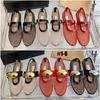 33 Alternativ Premiumkvalitet Luxury Women's Flat Heels Ballet Shoes Single Shoes Sandaler Gift för kvinnor