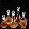 Novelty design multi styles barware wine glass bottle 250-1000ml lead-free glass whiskey decanters for Liquor Scotch Bourbon 240123