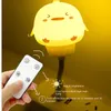 Luci notturne LDHLM LED Chlidren USB Light Lampada simpatico cartone animato Orso Telecomando per decorazioni per la camera da letto per bambini Regalo di Natale