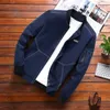 Men's Jackets Men Bomber Jacket Long Sleeve Zipper Military Windbreaker Big Size Stand Collar Motorcycle Slim Clothing