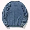 Jesienna i zimowa amerykańska okrągła szyja Sweter Mężczyźni Mężczyzny Koszulka Longsleeved Knitted Sports Pullover 240125