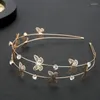 Haarspeldjes Meerlaagse metalen hoepel Ster Maan Vlinder Kristal Strass Hoofdband Dames Meisjes Dagelijks feest Haarbandaccessoires