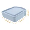 Platen 4PCS Sandwichdozen Draagbare Wafel Lekvrije Toaststukjes Containers