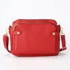 Skórzane torby na ramię i troje Trelayer PU Bag Ladies Zip Satchel 240129