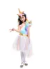 Nuovi costumi per spettacoli per ragazze Abiti da unicorno Abiti per spettacoli teatrali Abiti da principessa arcobaleno