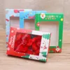Presentförpackning 10st jullådor med Windows Paper Candy Cake Set bröllop och familjesamlingstillbehör
