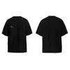 T-shirts pour hommes Street Fashion Label Niche Design Bijoux en argent Noir à manches courtes Unisexe Polyvalent Classique Solide Couleur Tee Tendance