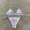 Designer Bikinis Womens 2024SS Swimsuits Set Beach Bathing Two piece set bikini Wind Swimwears Female Classical S to L XL