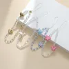 Schlüsselanhänger Charm Handykette Herz Schmetterling Armband Schlüsselanhänger für Frauen Mädchen Anti-verlorenes Telefon Handgelenk Lanyard hängende Kordel Geschenke