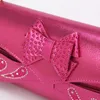 Conjunto de zapatos y bolso africanos con diseño de Color fucsia, sandalias con punta abierta y cristal brillante para fiesta de boda 240130