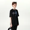 T-shirt da uomo oversize grafica gotica estiva top in cotone Y2k stampa estetica manica corta tee moda coreana streetwear 240126