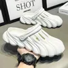 Sandals Men Outside Slippers Beach Style Breathable Cover Toe Indoor Increase Platform EVA Upper Fashion Soft Light