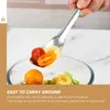 Vorken Saladelepel Buffetgerechten Bestek Serveergerei Lepels Huishoudelijk bestek Keuken Spork Fruitserver Roestvrijstalen vork