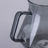 Verre diamant cafetière partage Pot filtre tasse ensemble ménage brassé à la main verser sur les fabricants de verre serveur goutteur gris fumé 240130