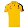 Sommarny Renault Racing Suit T-shirt Mens Snabbtorkning Kort ärm Polo-skjorta krage Sweatwicking Motorcykel