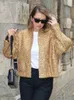 HH Traf Autumn Sequins for Women for Sparkle Long Legseve Casual Bomber Jacket with Pockets女性ファッションコート240125