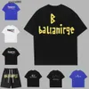 Pieces balencaigaly balencigaly tshirt shirt t shirt 10 designer shirts mens t shirt womens Wholesale luxury brand Top Version 250g 100 2 Cotton Casual Shirts O