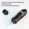 Tattoo Machine Mini Rocket Set wireless Alimentatore RCA Interfaccia Professional Rotary Battery Pen Gun Kit 240202