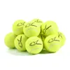 Tennis Balls 12pcs Mesh Bag High Quality 5 Colors Durable Bounce control Ball for Beginner Pressureless Training 240202