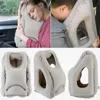 Upgraded Inflatable Air Cushion Travel Pillow Headrest Chin Support Cushions for Airplane Plane Car Office Rest Neck Nap Pillows 240127