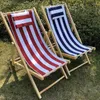 Camp Furniture Solid Wood Beach Chair Lounger Recliner Folding Canvas tupplur utomhus bärbar silla plegerbar wkoc