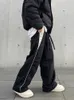 Y2K Uomo Streetwear Chic Cargo Coreano Harajuku Casual Paracadute Tech Pantaloni per le donne Pantaloni sportivi Gamba larga Pantaloni Pantaloni Abbigliamento 240129