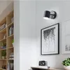 Настенный светильник 5 Вт, черный/белый современный светильник для прохода, регулируемый для прикроватных светильников для спальни, коридора, бра переменного тока, 240 В, домашний декор