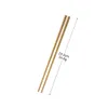 5Pairs Stainless Steel Square Chopsticks Set Metal Chinese Stylish Chopstick Reusable Food Sushi Sticks Kitchen With Gift Box 240127